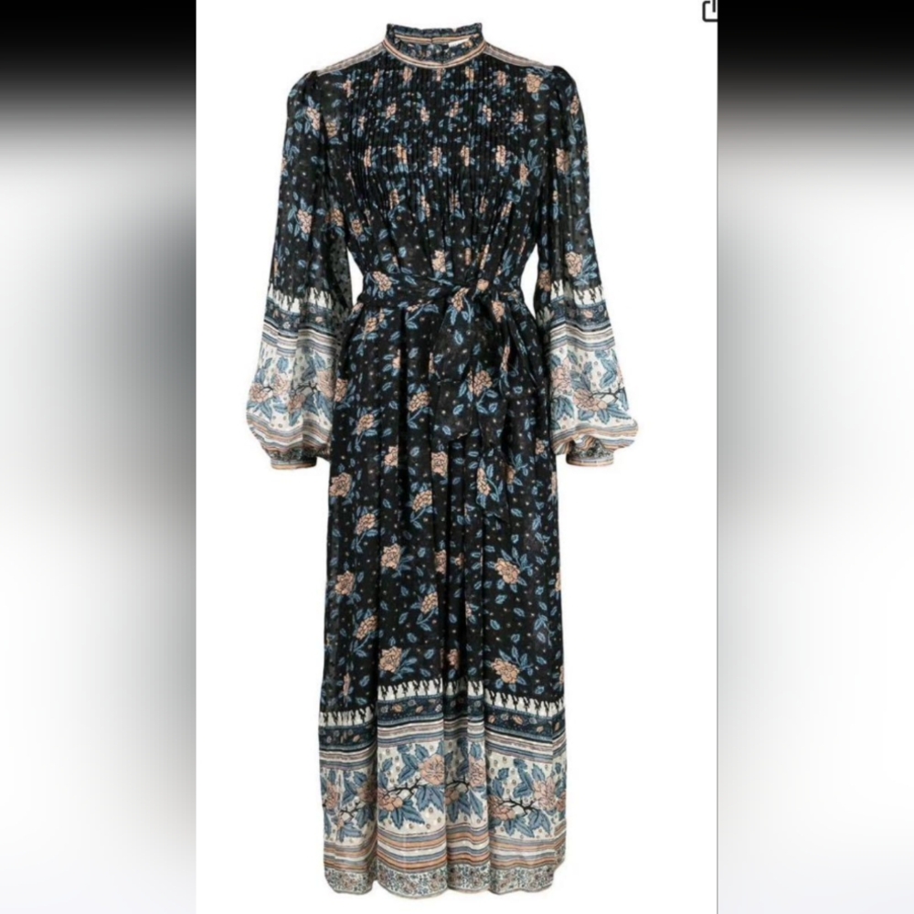 Ulla Johnson Prisma Silk Georgette Dress size 6 - Picture 6 of 16